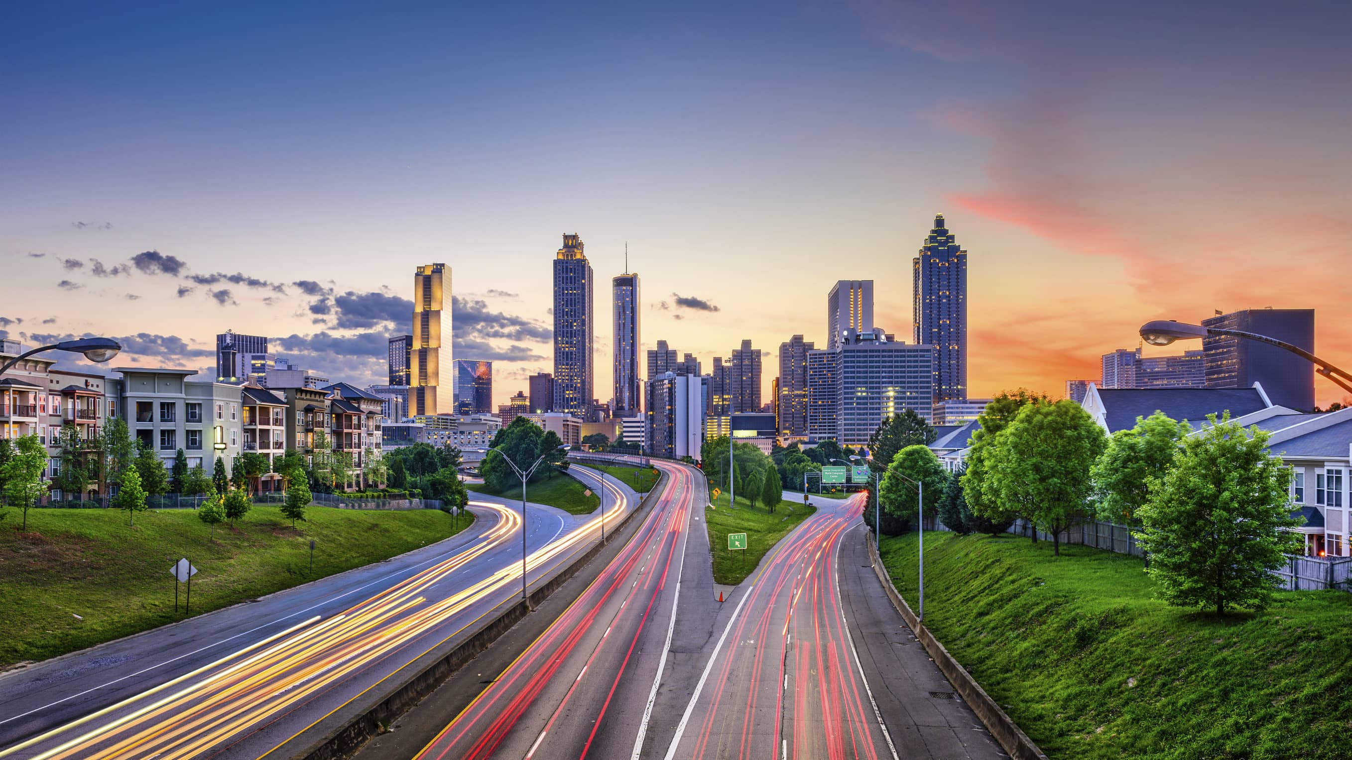A view of the Atlanta skyline